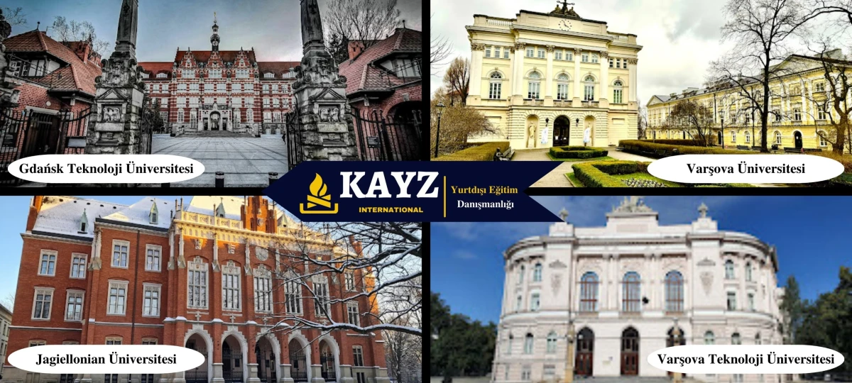 Polonya üniversiteleri, güçlü araştırma programları ve yenilikçi projeler ile dünya standartlarında eğitim sunar. Polonya'da toplamda yaklaşık 400'den fazla üniversite bulunmaktadır. Polonya'da üniversite türleri arasında devlet üniversiteleri, özel üniversiteler, teknik üniversiteler, sanat akademileri ve çeşitli yüksekokullar yer almaktadır. Bu üniversiteler genellikle sosyal bilimler, mühendislik, işletme, uluslararası ilişkiler, tıp, diş hekimliği, mimarlık, ekonomi ve özellikle MBA gibi çeşitli alanlarda eğitim sunmaktadır​lar. 